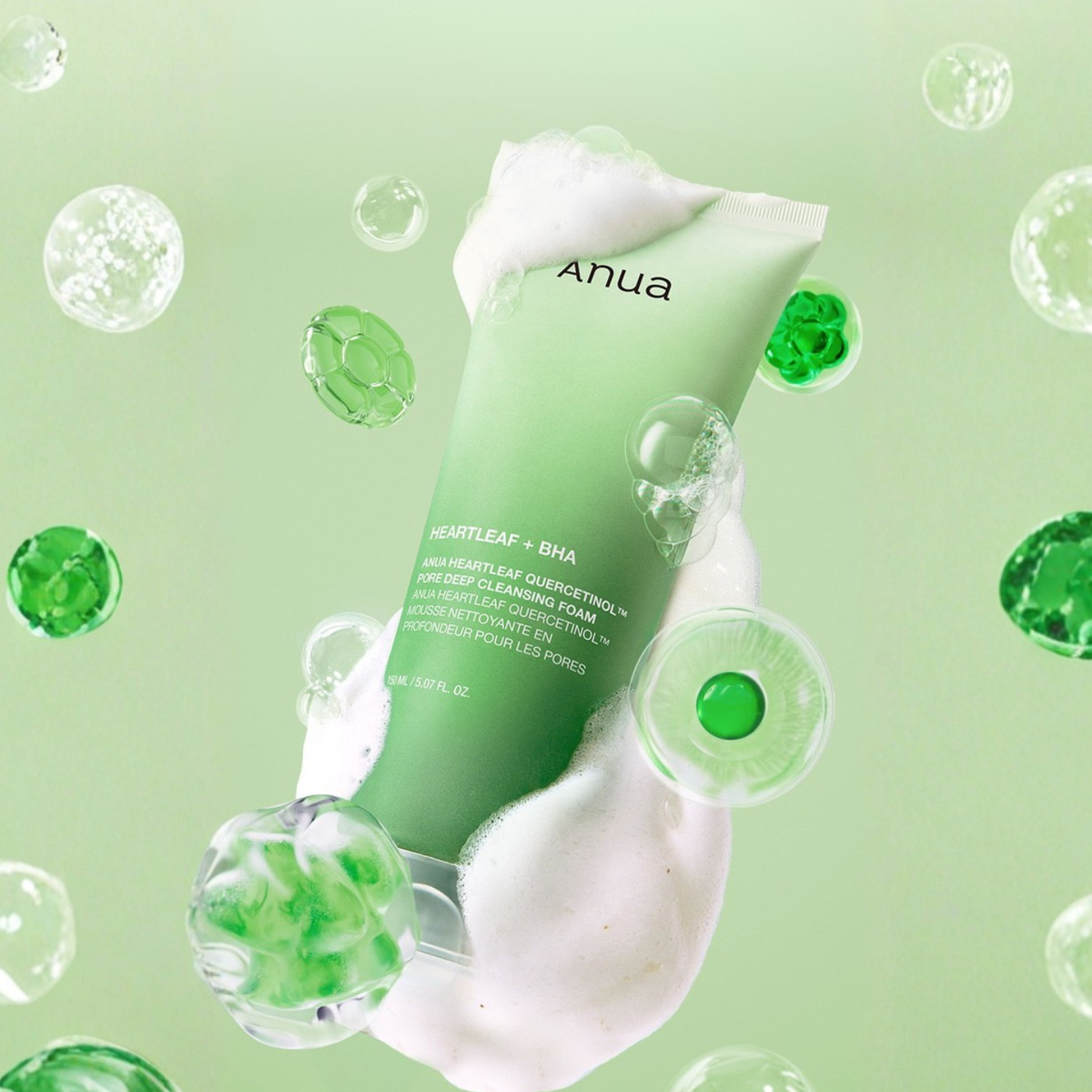 Anua Heartleaf Quercetinol Pore Deep Cleansing Foam 150ml · foto 2
