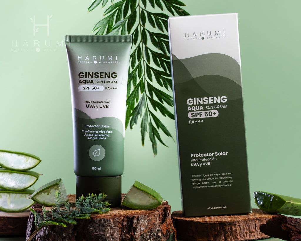 Harumi Ginseng Aqua Sun Cream SPF50 60ml · foto 6