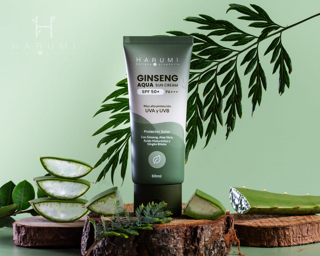 Harumi Ginseng Aqua Sun Cream SPF50 60ml · foto 7