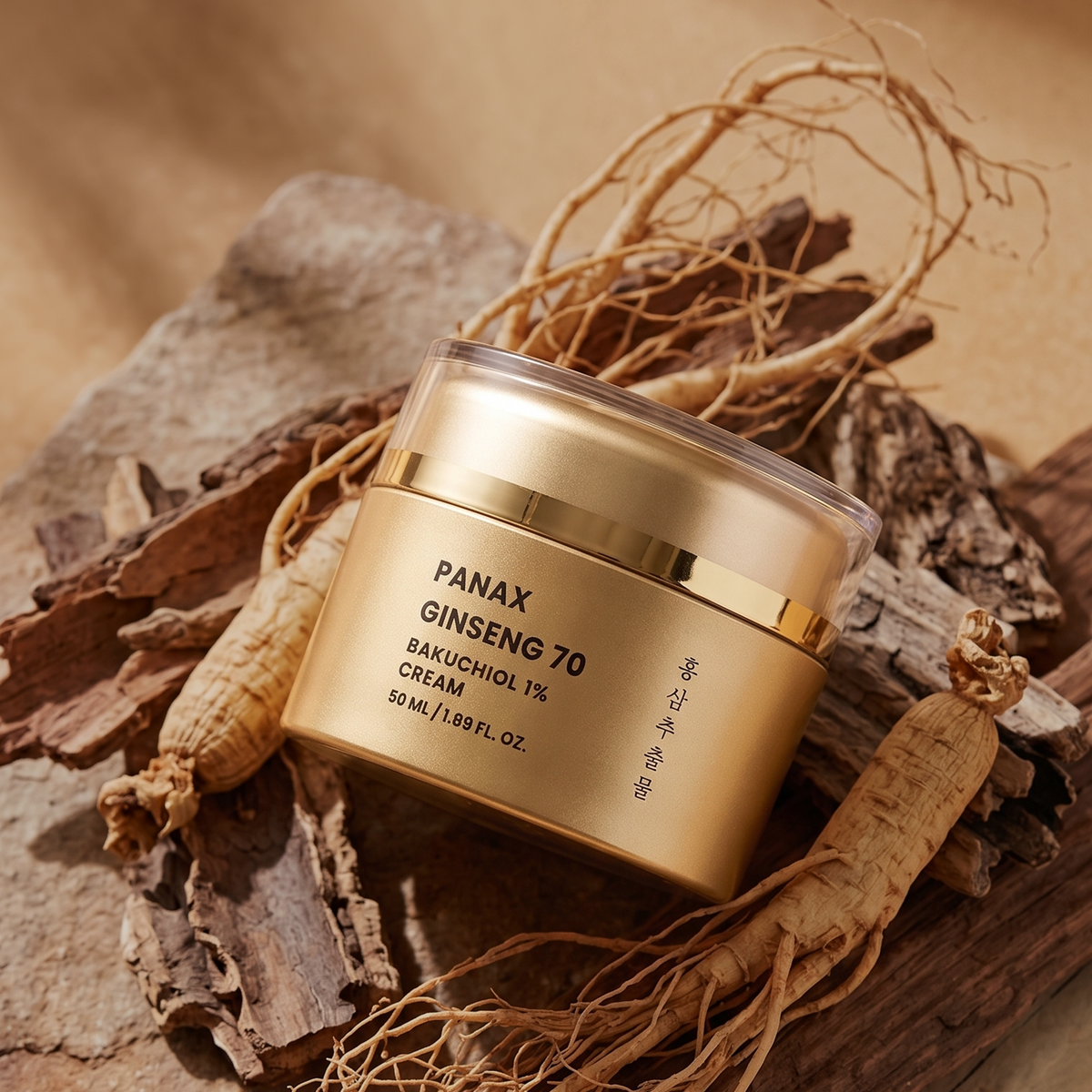 Harumi Panax Ginseng 70 Bakuchiol 1% Ectoin 1% Cream 50ml